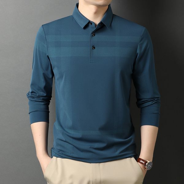 2021 spring and autumn long sleeve lapel shirt fashion korean youth men's t-shirt, Black
2021 spring and autumn long sleeve lapel shirt fashion korean youth men's t-shirt, Black