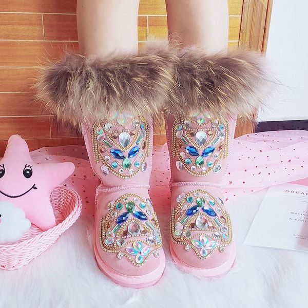 boots handmade original heavy industry rhinestone totem fur one snow fashion large size cotton women, Black
boots handmade original heavy industry rhinestone totem fur one snow fashion large size cotton women, Black
