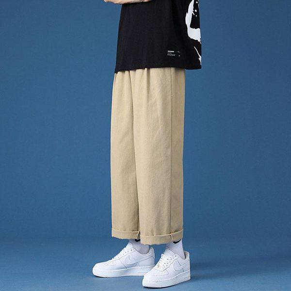 men's pants drape loose wide-leg ankle-length trousers summer thin korean version of the trend all-match casual, Black
men's pants drape loose wide-leg ankle-length trousers summer thin korean version of the trend all-match casual, Black