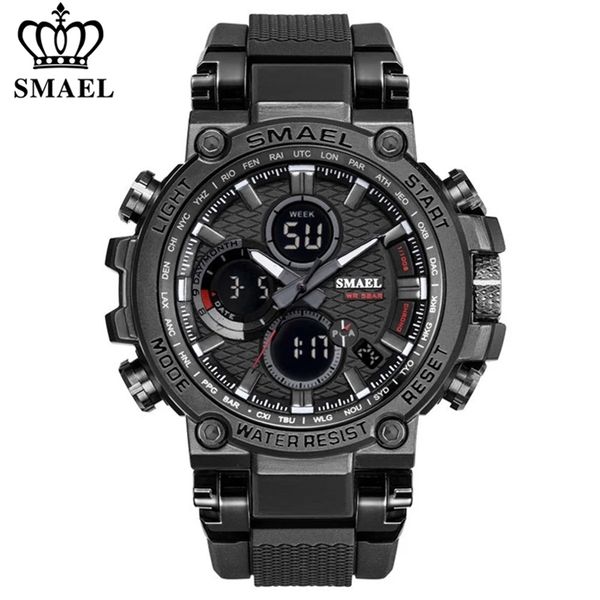 smael men sport watches digital double time chronograph watch mens led chronometre week display wristwatches montre homme hour 210804, Slivery;brown
smael men sport watches digital double time chronograph watch mens led chronometre week display wristwatches montre homme hour 210804, Slivery;brown