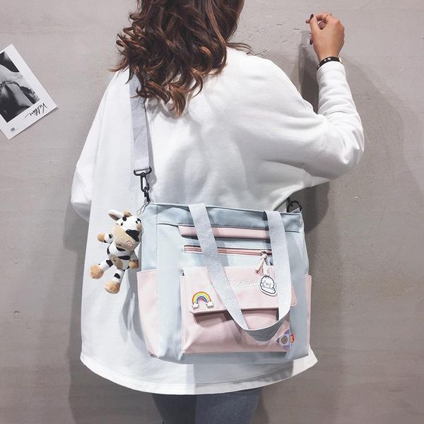 kawaii nylon schoolbags for girls large capacity messenger bags with pendant handbags women shoulder bag crossbody-bag bolso school
kawaii nylon schoolbags for girls large capacity messenger bags with pendant handbags women shoulder bag crossbody-bag bolso school