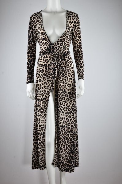 casual dresses 2021 arrival high slit deep v neck leopard printed club maxi dress floor-length cotton full women's with sashes, Black;gray
casual dresses 2021 arrival high slit deep v neck leopard printed club maxi dress floor-length cotton full women's with sashes, Black;gray
