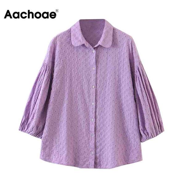 aachoae women eleagnt floral embroidery blouses chic lantern sleeve purple blouse retro turn down collar shirt blusas 210413, White
aachoae women eleagnt floral embroidery blouses chic lantern sleeve purple blouse retro turn down collar shirt blusas 210413, White