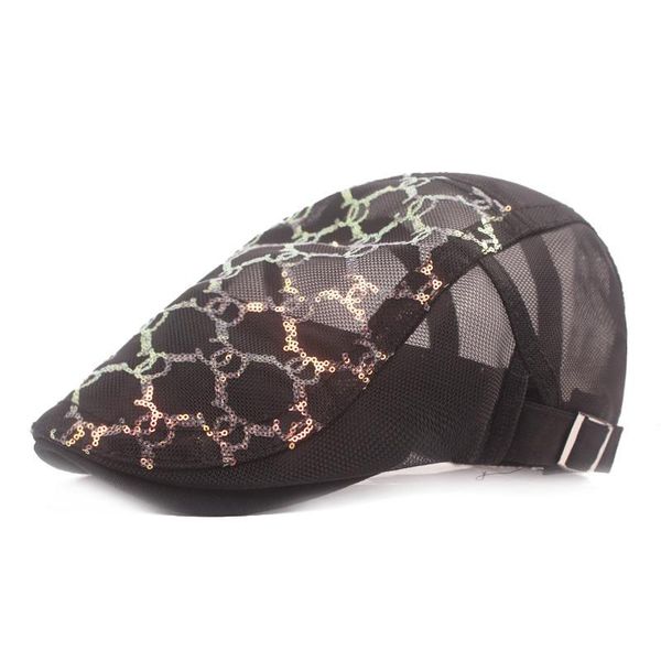 outdoor hats summer women berets net sun caps travel sunhat hiking mountaineering cycling breathable anti ultraviolet retro hat, Black;white 
outdoor hats summer women berets net sun caps travel sunhat hiking mountaineering cycling breathable anti ultraviolet retro hat, Black;white