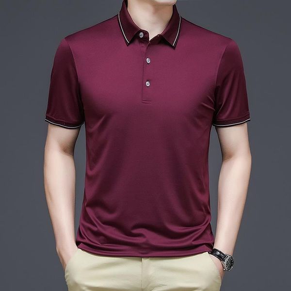 men's polos anti-wrinkle shirt me short sleeve 2021 summer navy blue collared t-shirt solid color brand slim fit for office male, White;black
men's polos anti-wrinkle shirt me short sleeve 2021 summer navy blue collared t-shirt solid color brand slim fit for office male, White;black