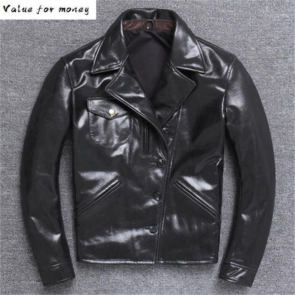 men's leather & faux cow black jacket 2021 brand vintage amekaji thick genuine coat designer moto biker style casual
men's leather & faux cow black jacket 2021 brand vintage amekaji thick genuine coat designer moto biker style casual