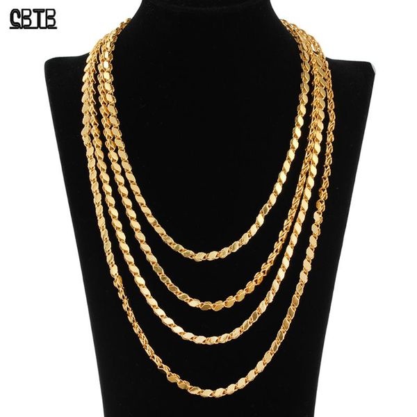 6mm wide 18k gold neutral temperament necklace muslim islamic arabian jewelry wholesale never fade multiple size options chains, Silver
6mm wide 18k gold neutral temperament necklace muslim islamic arabian jewelry wholesale never fade multiple size options chains, Silver