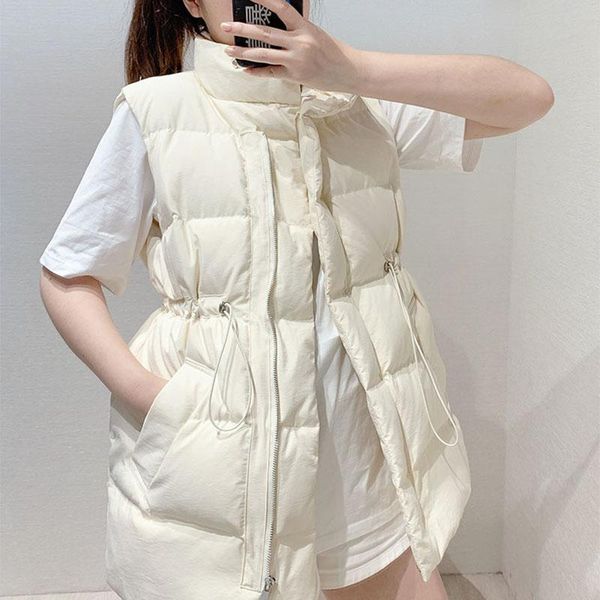 women's vests 2021 autumn winter women sleeveless white duck down coats female korean warm slim waistcoat stand collar vest puffer jack, Black;white
women's vests 2021 autumn winter women sleeveless white duck down coats female korean warm slim waistcoat stand collar vest puffer jack, Black;white