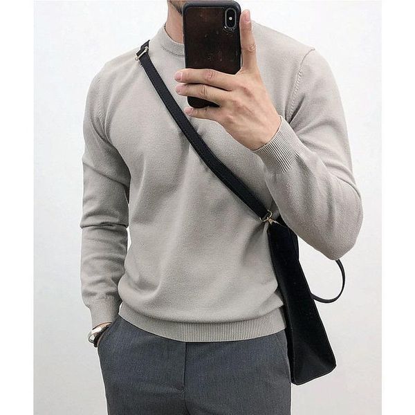 women's sweaters 2021 autumn and winter solid color round neck sweater men's thin slim fit all-match korean pullover bottoming, White;black
women's sweaters 2021 autumn and winter solid color round neck sweater men's thin slim fit all-match korean pullover bottoming, White;black