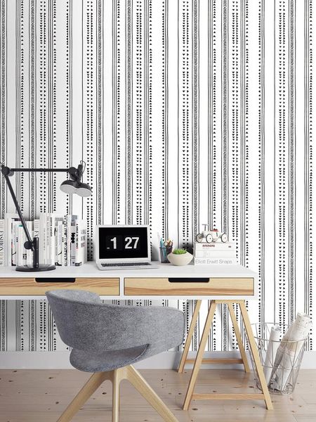 wallpapers hapyline triangle peel and stick wallpaper arrow trellis black white self adhesive bedroom wall home decoration