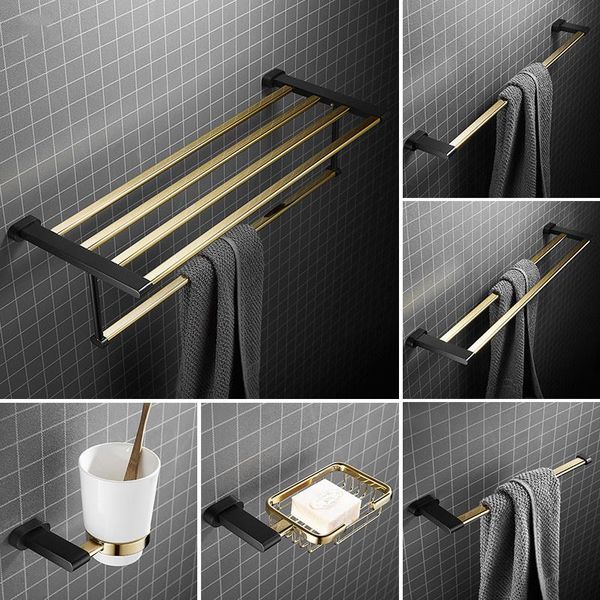 bath hardware accessorie set brass towel rack/bar paper/toilet brush toothbrush cup holder hairdrier shelf soap dish black gold accessory
bath hardware accessorie set brass towel rack/bar paper/toilet brush toothbrush cup holder hairdrier shelf soap dish black gold accessory