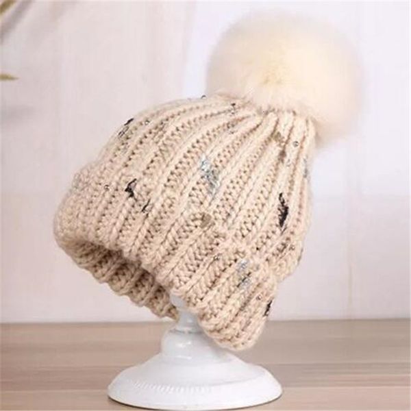 berets winter women pom beanies warm knitted girl fur pompom hats graffiti print real fox pompon casual hat cap 4fbf, Blue;gray
berets winter women pom beanies warm knitted girl fur pompom hats graffiti print real fox pompon casual hat cap 4fbf, Blue;gray