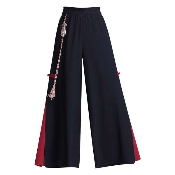 women's pants & capris harajuku vintage chiffon chinese style casual trousers black loose women kung fu pant summer pantalones chinos d, Black;white
women's pants & capris harajuku vintage chiffon chinese style casual trousers black loose women kung fu pant summer pantalones chinos d, Black;white