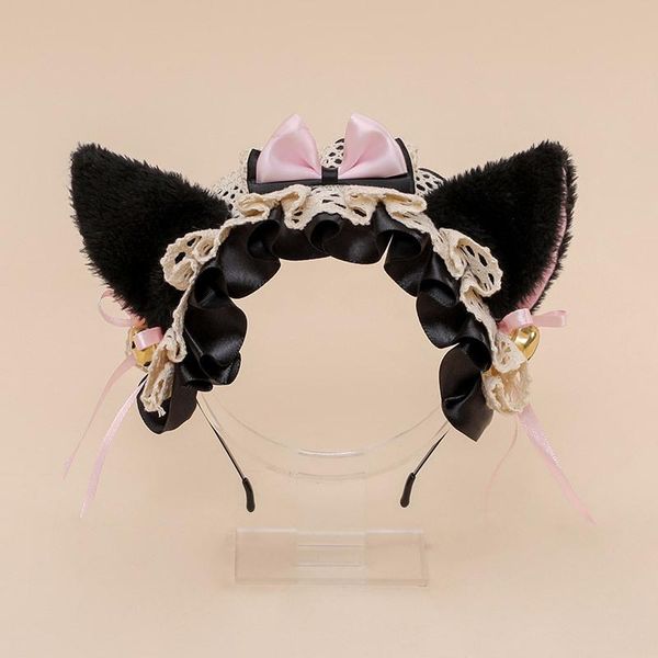 hair accessories hand-made spot lolita headdress cat lady lace bow bell ears band headband cute, Slivery;white
hair accessories hand-made spot lolita headdress cat lady lace bow bell ears band headband cute, Slivery;white