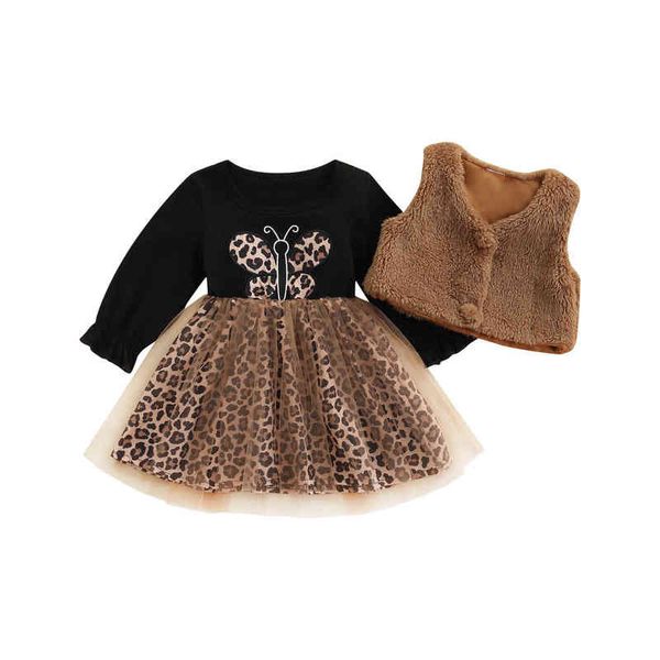 lioraitiin 0-3years toddler baby girl 2pcs fashion clothing set long sleeve leopard butterfly graphic tulle dress faux fur vest g0119, White
lioraitiin 0-3years toddler baby girl 2pcs fashion clothing set long sleeve leopard butterfly graphic tulle dress faux fur vest g0119, White