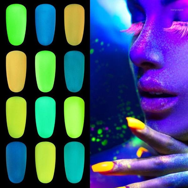 1g night glow ultrafine fluorescent effect 12 colors in the dark nail art glitter pigment 3d powder decoration1, Silver;gold
1g night glow ultrafine fluorescent effect 12 colors in the dark nail art glitter pigment 3d powder decoration1, Silver;gold