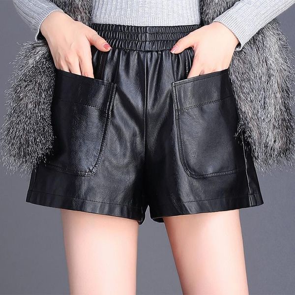 women's shorts 2021 winter fall womens fashion pockets black wide leg pu leather , woman korean style 4xl high waisted, White;black
women's shorts 2021 winter fall womens fashion pockets black wide leg pu leather , woman korean style 4xl high waisted, White;black