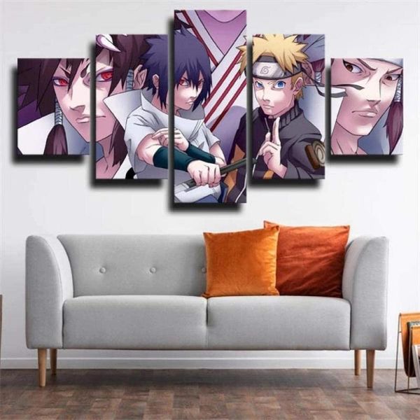 paintings 5 piece wall art canvas anime manga ninja figure modular pictures and posters modern home decor living room decoration
paintings 5 piece wall art canvas anime manga ninja figure modular pictures and posters modern home decor living room decoration