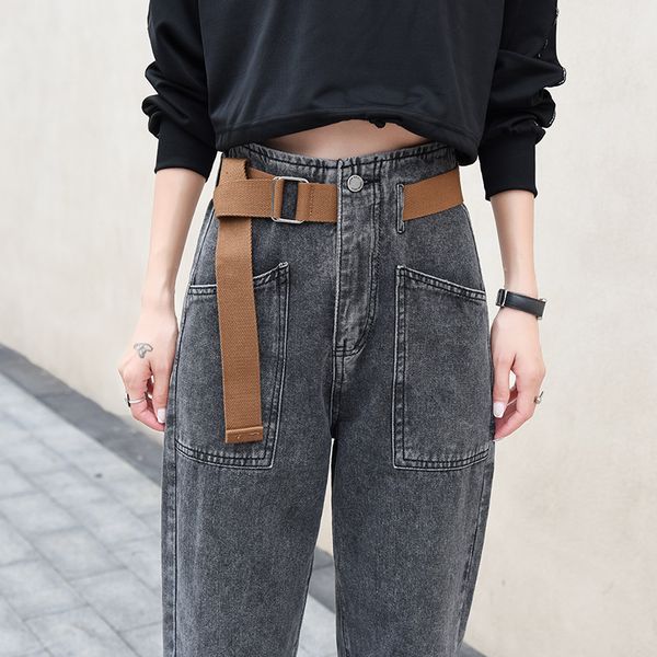 women's jeans spring 2021 harlan high waist slim loose grey fashion radish daddy pants, Blue
women's jeans spring 2021 harlan high waist slim loose grey fashion radish daddy pants, Blue