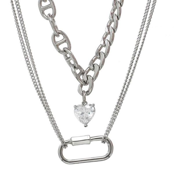 chains 2021 halloween wild punk retro stainless steel classic stitching necklace cuban hip hop gothic men's and women's jewelry gi, Silver
chains 2021 halloween wild punk retro stainless steel classic stitching necklace cuban hip hop gothic men's and women's jewelry gi, Silver