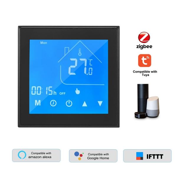 smart home control tuya zigbee thermostat temperature controller lcd display week programmable electric underfloor heating app
smart home control tuya zigbee thermostat temperature controller lcd display week programmable electric underfloor heating app