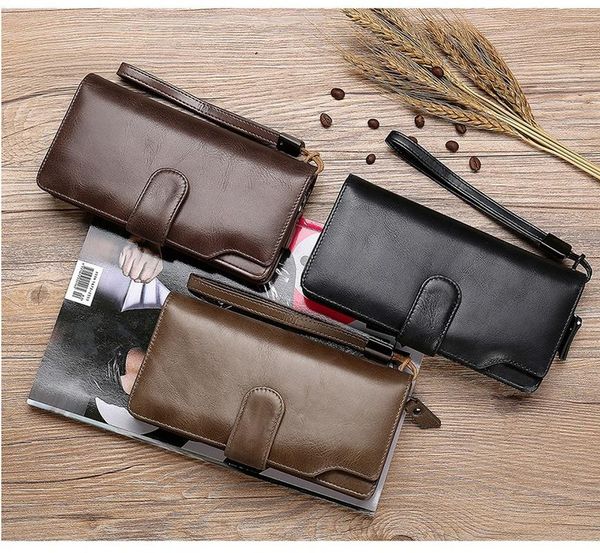 wallets casual fashion long leather zipper buckle women's wallet korean version large-capacity clutch bag mobile coin purse, Red;black
wallets casual fashion long leather zipper buckle women's wallet korean version large-capacity clutch bag mobile coin purse, Red;black