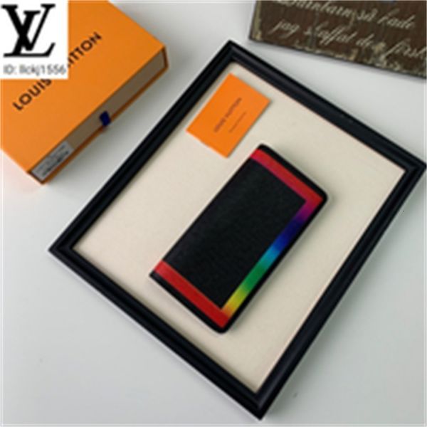 long luxury 7adm m32572 plaid rainbow pattern suit clip men real leather brand chain wallets compact purse clutches evening designer key car, Red;black
long luxury 7adm m32572 plaid rainbow pattern suit clip men real leather brand chain wallets compact purse clutches evening designer key car, Red;black