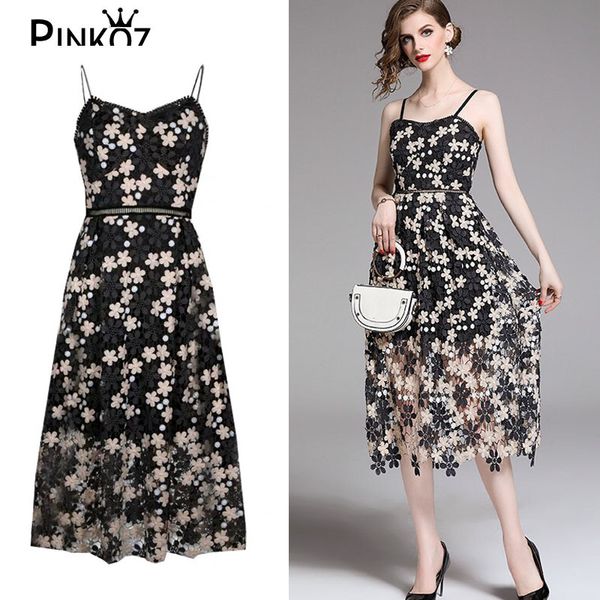 vintage flower embroidery high waist spaghetti robe longue elegant black dress women summer sp lace midi dresses 210421, White
vintage flower embroidery high waist spaghetti robe longue elegant black dress women summer sp lace midi dresses 210421, White