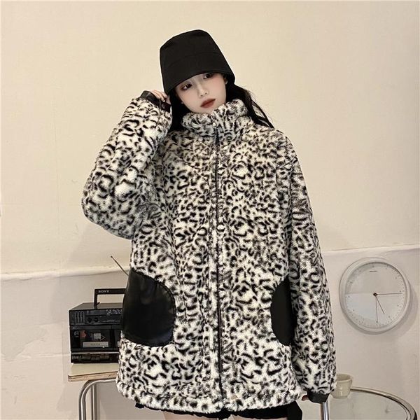 women's jackets leather coat autumn and winter 2021 korean version loose, thin, plush thickened fashion trend motorcycle clothes, Black;brown
women's jackets leather coat autumn and winter 2021 korean version loose, thin, plush thickened fashion trend motorcycle clothes, Black;brown