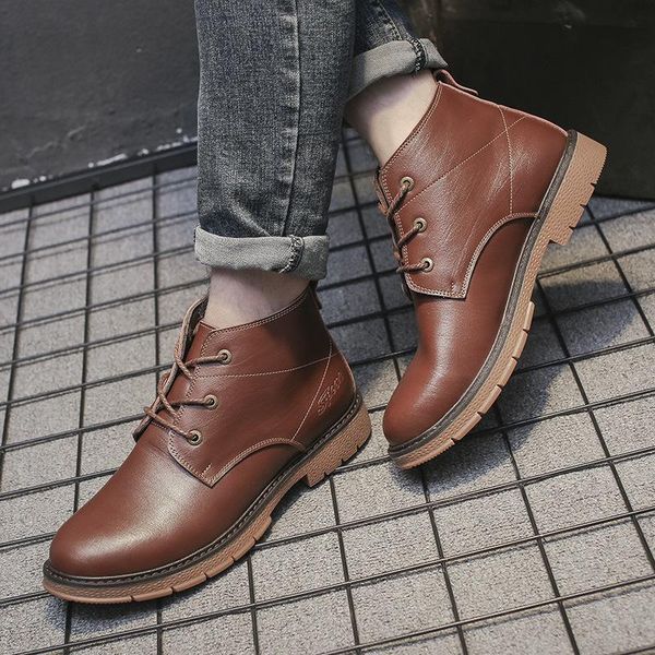 boots warm lightweight waterproof snow genuine leather ankle men street shoe lace up comfortable black brown
boots warm lightweight waterproof snow genuine leather ankle men street shoe lace up comfortable black brown