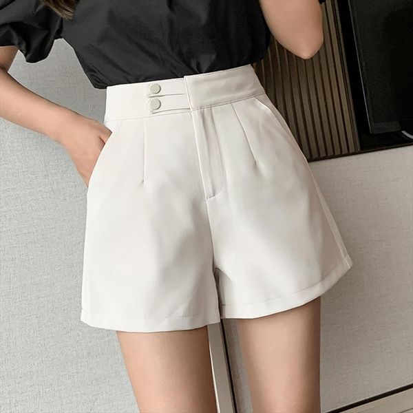 korean style spring and women shorts summer high waist wide leg all match casual ladies office clothing, White;black
korean style spring and women shorts summer high waist wide leg all match casual ladies office clothing, White;black