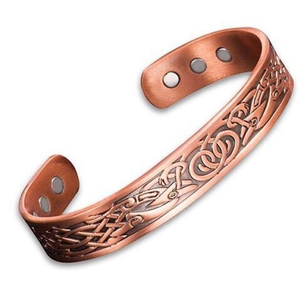 bracelet men energy magnetic adjustable cuff femme vintage viking wide bracelets bangles jewelry bangle, Black
bracelet men energy magnetic adjustable cuff femme vintage viking wide bracelets bangles jewelry bangle, Black