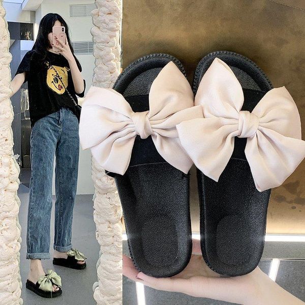 fashion women's bohemian bow summer flat slippers sandals non-slip beach shoe deportivas mujer chinelos femininos size 35-40, Black
fashion women's bohemian bow summer flat slippers sandals non-slip beach shoe deportivas mujer chinelos femininos size 35-40, Black