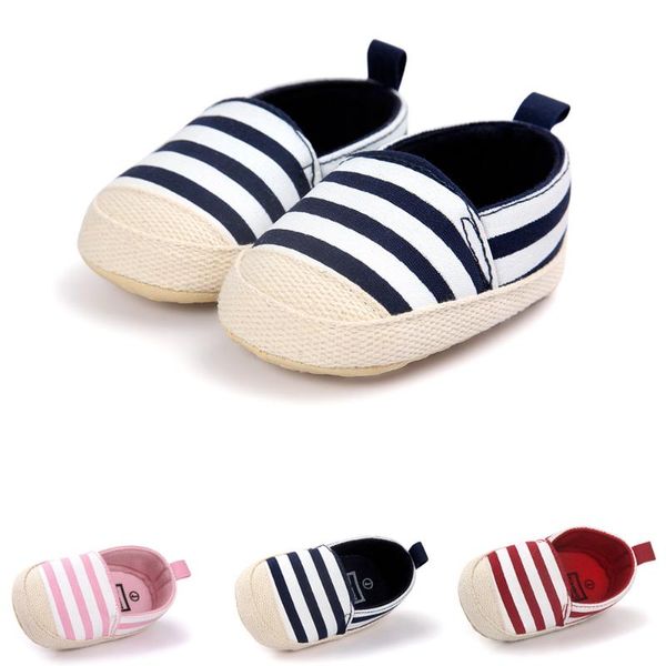 first walkers fashion striped baby boys girls shoes lovely infant toddler cute soft sole prewalker 0-18 months
first walkers fashion striped baby boys girls shoes lovely infant toddler cute soft sole prewalker 0-18 months