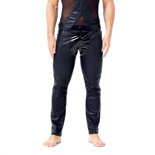 men's pants men elastic waist male stage button trousers fashion performance slim fit bottoms, Black
men's pants men elastic waist male stage button trousers fashion performance slim fit bottoms, Black