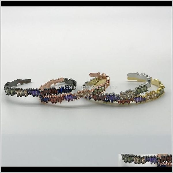 bangle bracelets drop delivery 2021 5pcs/lot most irregular shape rinabow cubic zirconia adjustable bangles for women jewelry kbugt, Black
bangle bracelets drop delivery 2021 5pcs/lot most irregular shape rinabow cubic zirconia adjustable bangles for women jewelry kbugt, Black