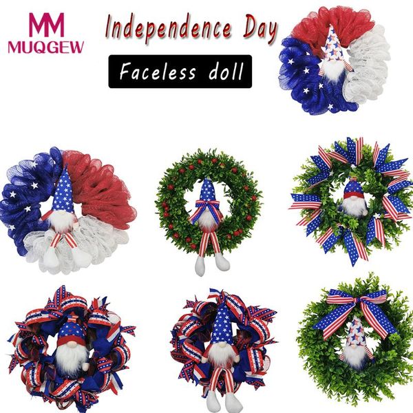 decorative flowers & wreaths american independence day dwarf faceless doll wreath red blue white three colors patriotic festival decoration
decorative flowers & wreaths american independence day dwarf faceless doll wreath red blue white three colors patriotic festival decoration
