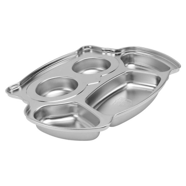dishes & plates 1pc stainless steel divided plate kids cartoon separated grid serving tray
dishes & plates 1pc stainless steel divided plate kids cartoon separated grid serving tray