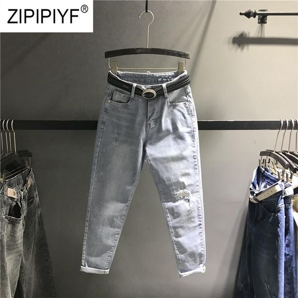 women's jeans harem for women 2021 high waist bodycon soft pants female casual washed solid denim lady ripped hole k453, Blue
women's jeans harem for women 2021 high waist bodycon soft pants female casual washed solid denim lady ripped hole k453, Blue