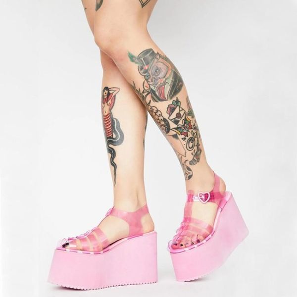 women summer high platform buckle strap sandals ladies peep toe thick heels party shoes woman candy color pvc slingbacks 2021, Black
women summer high platform buckle strap sandals ladies peep toe thick heels party shoes woman candy color pvc slingbacks 2021, Black