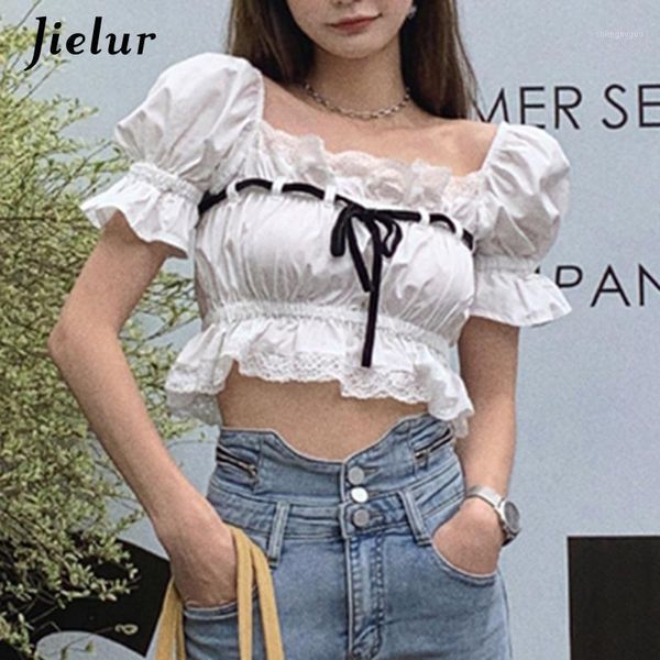 women's blouses & shirts puff sleeve women slim short crop female summer casual square collar white bow sweet blouse 2021 s-xl
women's blouses & shirts puff sleeve women slim short crop female summer casual square collar white bow sweet blouse 2021 s-xl
