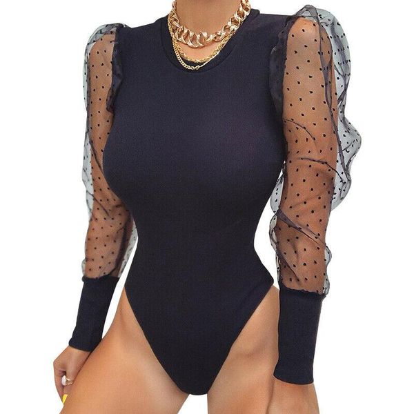 women's jumpsuits & rompers women crew neck transparent polka dot mesh long sleeve puff black patchwork party bodysuits streetwear, Black;white
women's jumpsuits & rompers women crew neck transparent polka dot mesh long sleeve puff black patchwork party bodysuits streetwear, Black;white