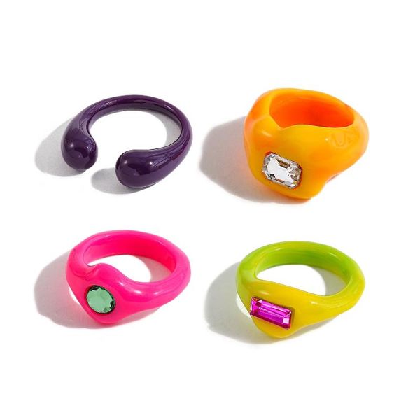 cluster rings cute candy color acrylic resin irregular set for women girls trendy transparent crystal female y2k jewelry gifts, Golden;silver
cluster rings cute candy color acrylic resin irregular set for women girls trendy transparent crystal female y2k jewelry gifts, Golden;silver