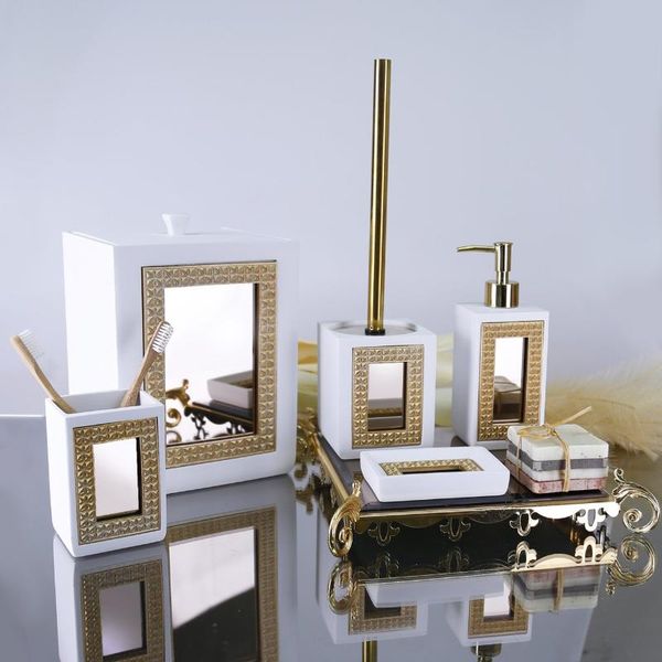bath accessory set portofino unique mirrored with dustbin, toilet brush, liquid soap dispenser, toothbrush holder, dispenser
bath accessory set portofino unique mirrored with dustbin, toilet brush, liquid soap dispenser, toothbrush holder, dispenser