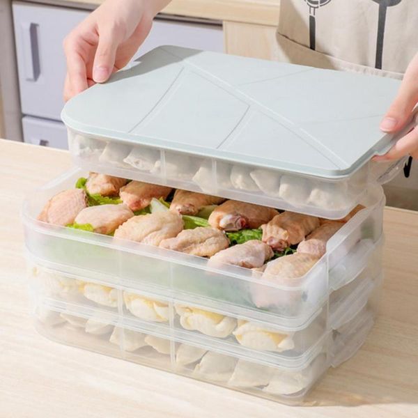 storage bottles & jars multi-layer safe leak proof dumpling rice crisper box fruit egg refrigerator organizer kitchen accessories
storage bottles & jars multi-layer safe leak proof dumpling rice crisper box fruit egg refrigerator organizer kitchen accessories