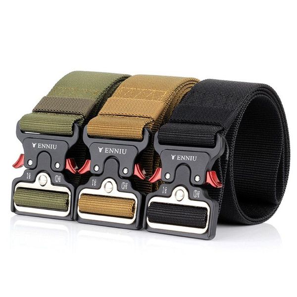 belts 2021 mens tactical belt military nylon quick release buckle safety outer dry pure training z426, Black;brown
belts 2021 mens tactical belt military nylon quick release buckle safety outer dry pure training z426, Black;brown