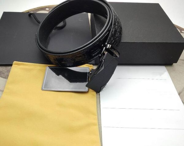 ladies men belts crocodile striped leather smooth buckle belt frame yellow dust black gift bag white card, Black;brown
ladies men belts crocodile striped leather smooth buckle belt frame yellow dust black gift bag white card, Black;brown