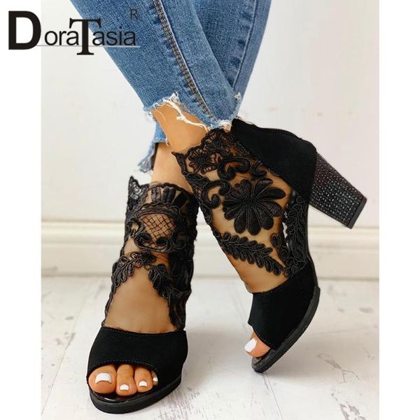 big size 36-43 fashion female summer sandals chunky high heels zippers women casual party shoes woman, Black
big size 36-43 fashion female summer sandals chunky high heels zippers women casual party shoes woman, Black