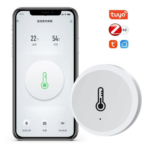 smart home control tuya zigbee intelligent temperature and humidity sensor works with alexa google assistant/home remote for indoor use
smart home control tuya zigbee intelligent temperature and humidity sensor works with alexa google assistant/home remote for indoor use