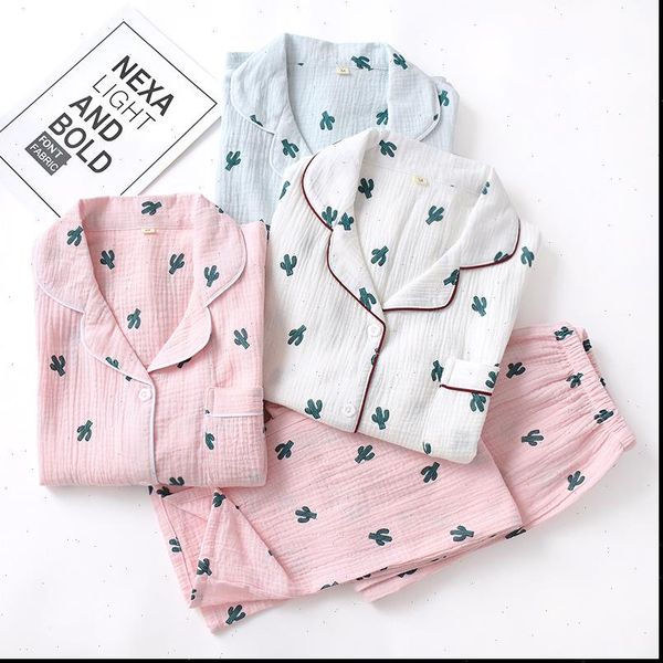 crepe cotton cactus printing womens sleepwears pajamas long sleeve trousers pajama set loungewear women sleepwear loose home clothes, Black;red
crepe cotton cactus printing womens sleepwears pajamas long sleeve trousers pajama set loungewear women sleepwear loose home clothes, Black;red